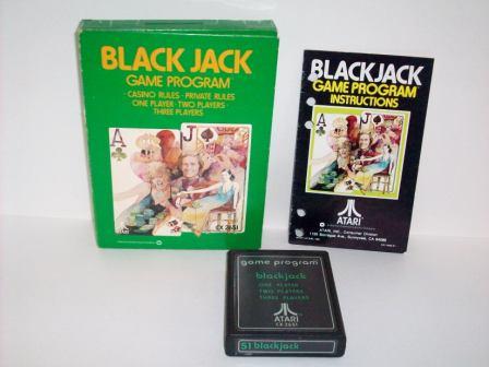 Blackjack (Atari #51 text label) (CIB) - Atari 2600 Game
